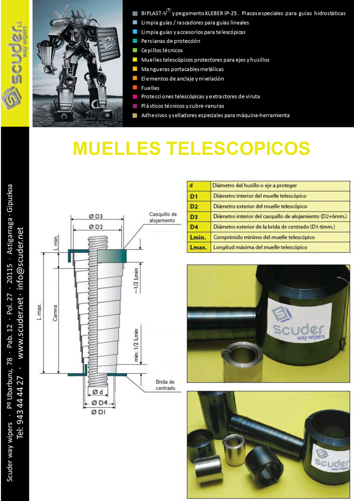 Telescopic Springs catalog